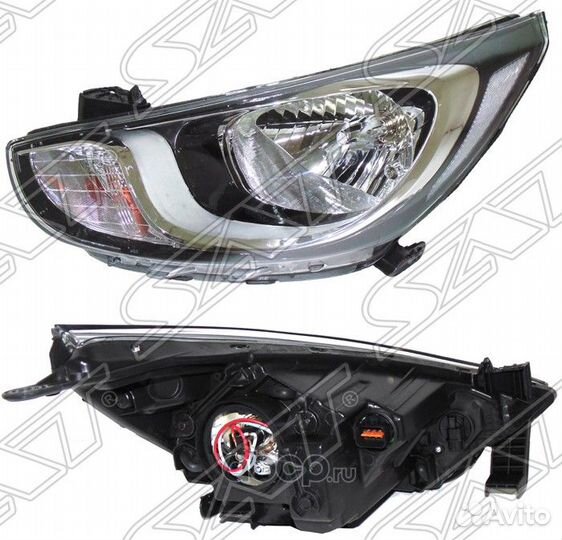 Фара hyundai solaris 10-17