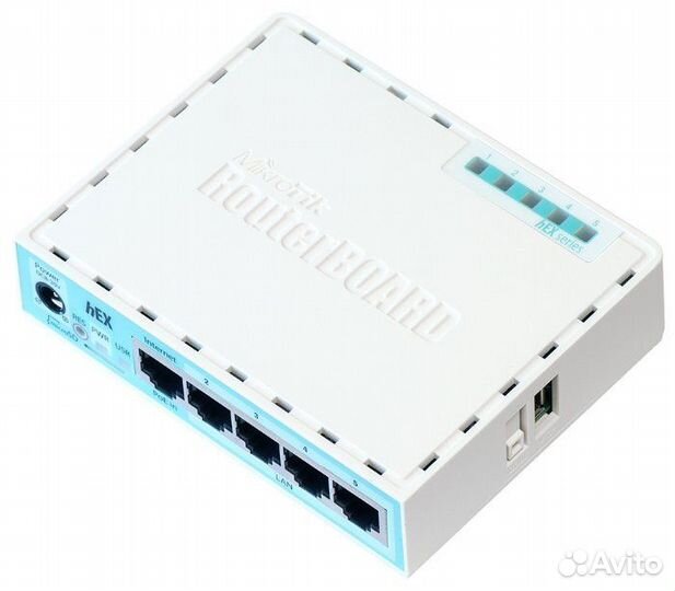 Маршрутизатор Mikrotik hEX (RB750Gr3) Проводной ги