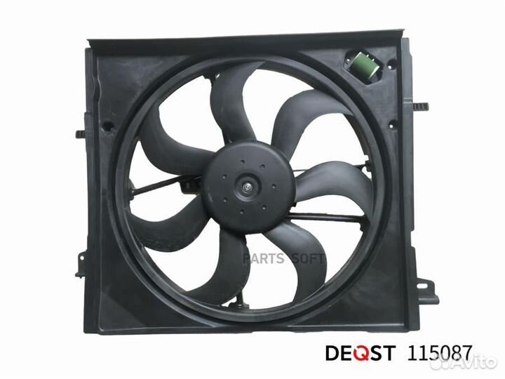 Электорвентилятор nissan qashqai (j11) 12.13- 115087