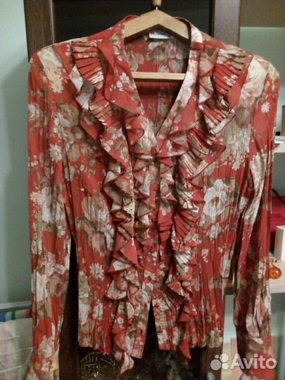 Состояние новой Блузки жен шифон раз 48-50
