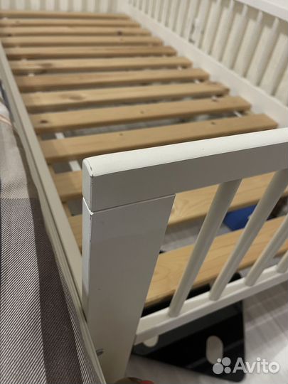 Кровать подростковая с бортиком IKEA