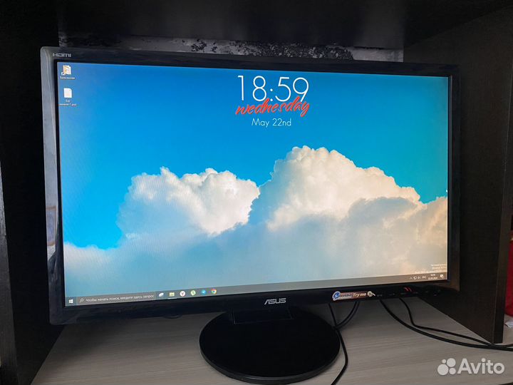 Монитор Asus 24 дюйма VE247H