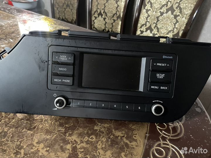 Автомагнитола штатная от Киа Рио х лайн