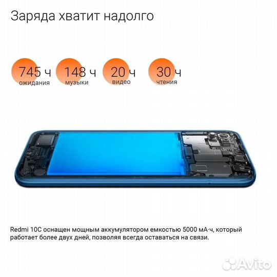 Xiaomi Redmi 10A, 2/32 ГБ