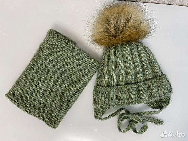 Шапка и снуд для малыша