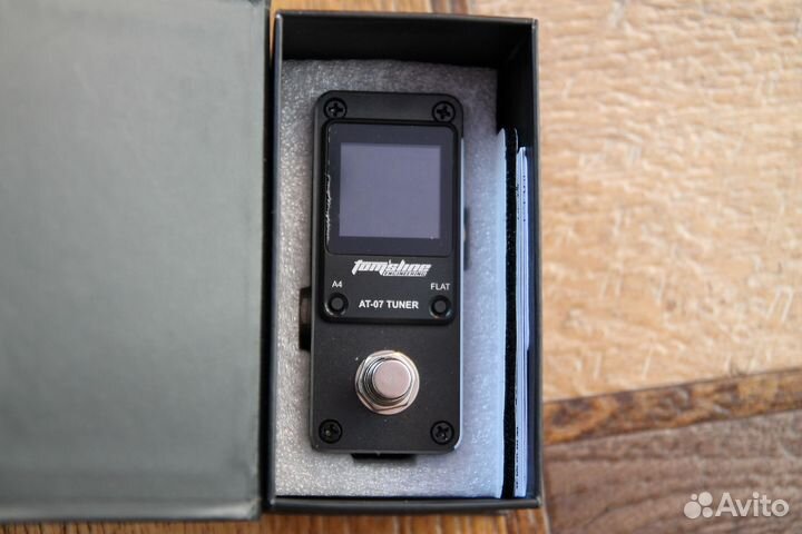 Хроматический гитарный тюнер AT-07 (педаль)
