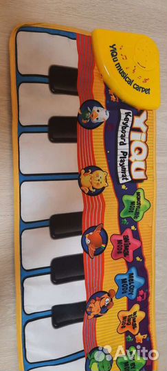 Музыкальное пианино коврик