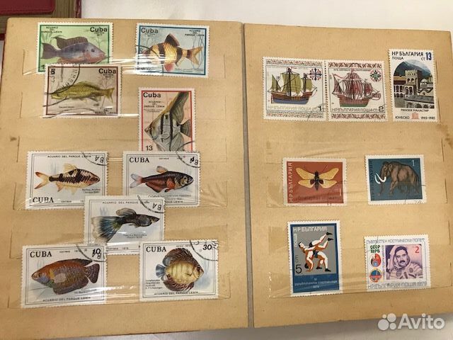 Альбом с зарубежными марками 1970-1980г. по сериям