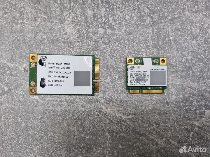 Wi-Fi модуль 512AGX MRU intel