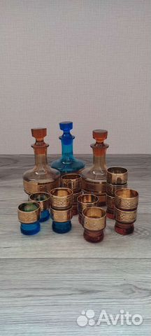 Графин с рюмками Чехословакия