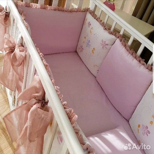 Детские бортики, декоративные подушки