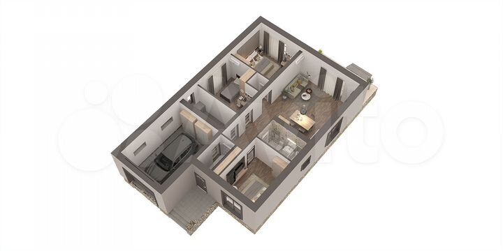 Дом 120,3 м² на участке 7 сот.