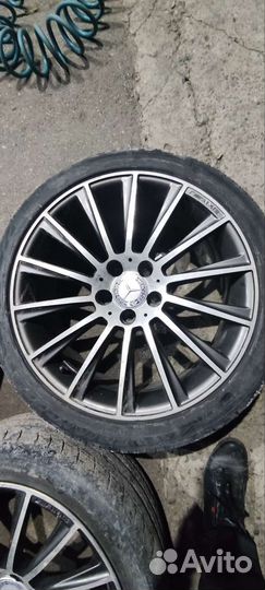 Колеса r19 w222 разноширокие