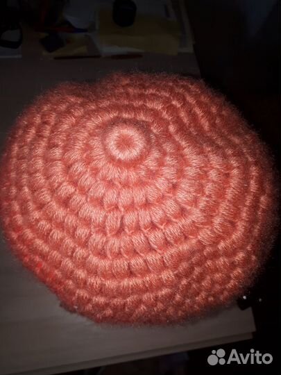 Вязаная шапка с ушками