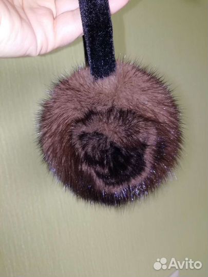 Наушники из меха норки