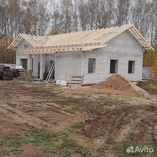 Фундаменты/Заборы/Навесы/Крыши