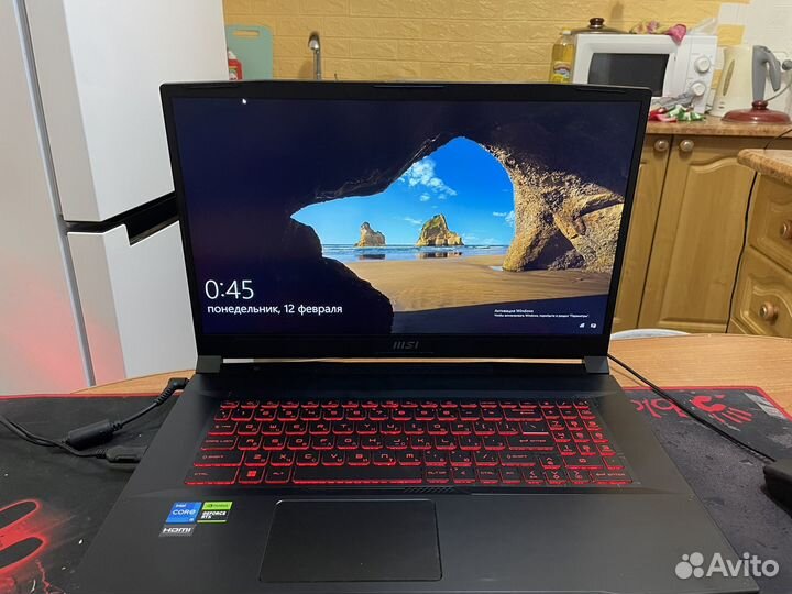 Ноутбук msi gf76 katana