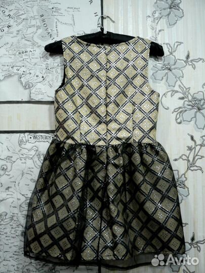 Платье коктейльное мини блестящее с люрексом