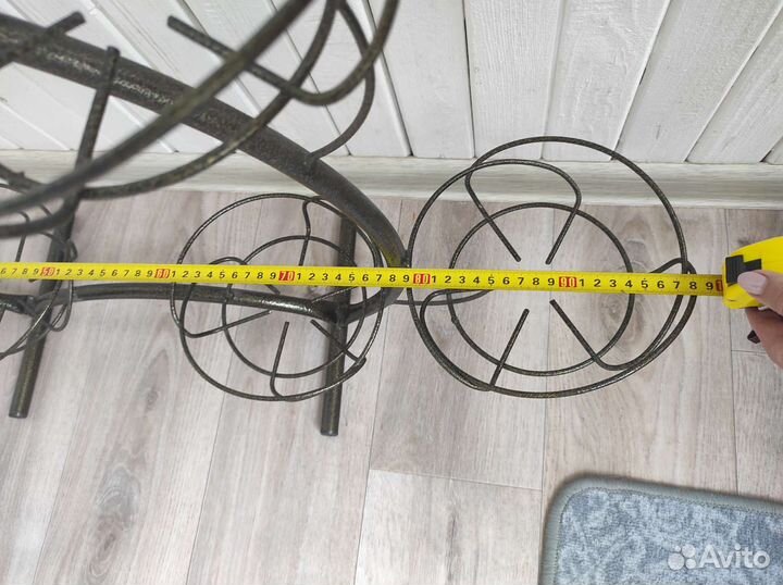 Подставка для цветов напольная металлическая