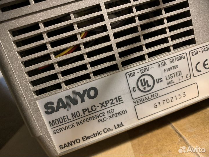 Проектор sanyo plc-xp21e 3-lcd, для больших залов