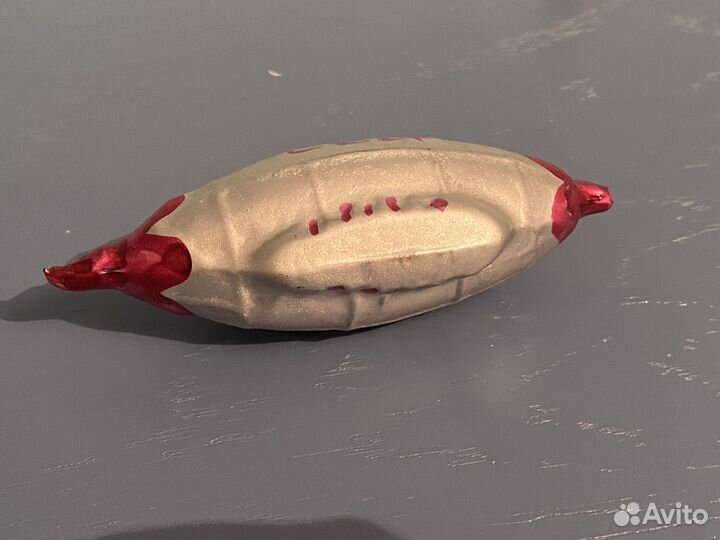 Ёлочная игрушка СССР дирижабль
