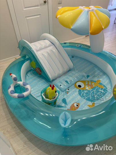 Бассейн детский intex игровой центр Аллигатор