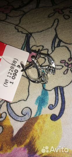 Серебряные серьги