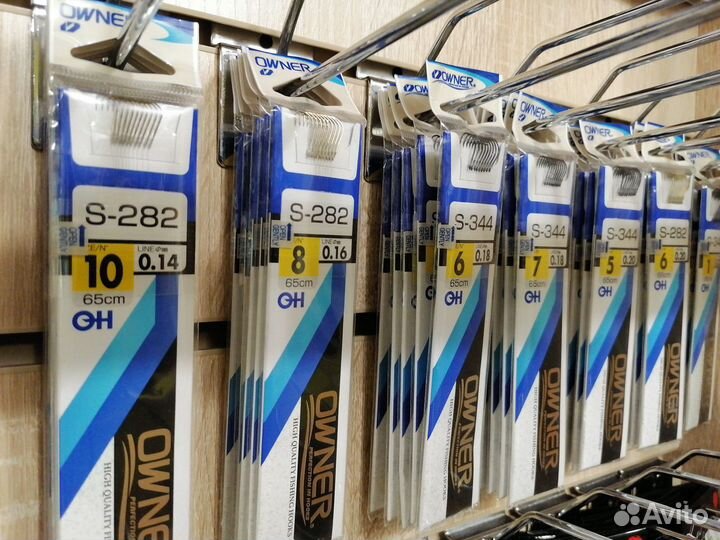 Крючки рыболовные owner в ассорт