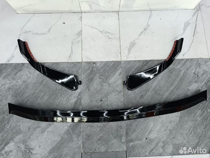 Сплиттер переднего бампера Mercedes W206 Brabus