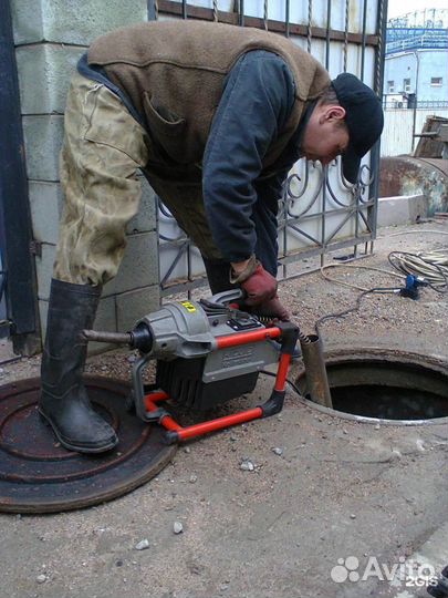 Прочистка канализации Устранение засоров 24/7