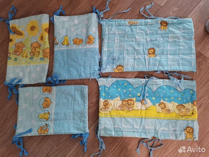 Бортики в детскую кроватку