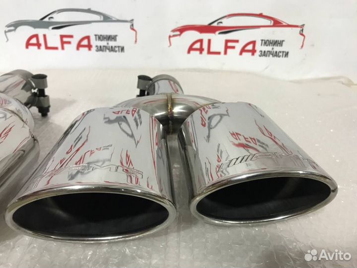 Насадка глушителя мерседес AMG