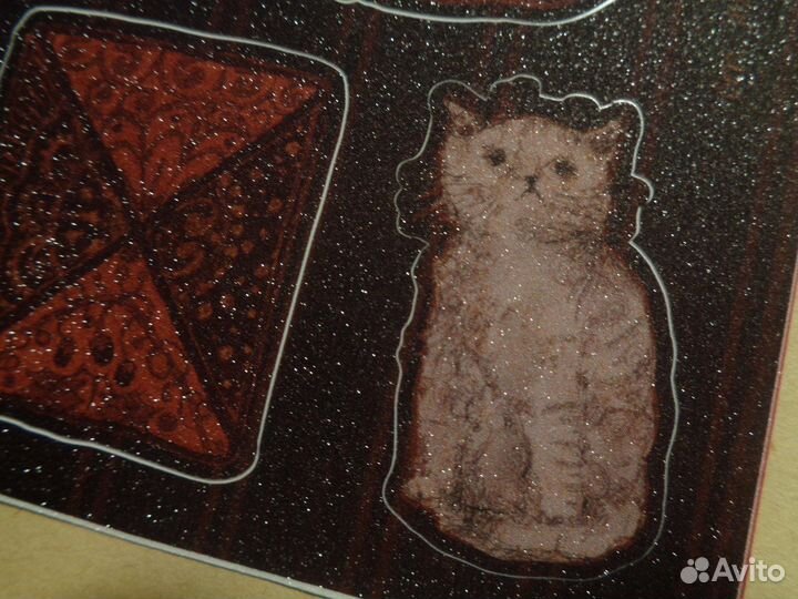 Наклеечки, способные блестеть