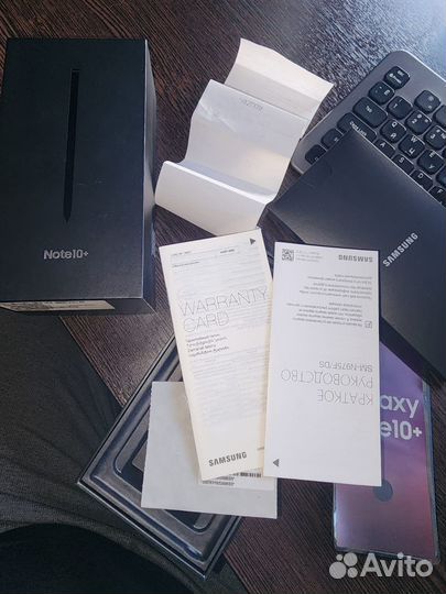 Коробка Оригинальная от Samsung Note 10 plus