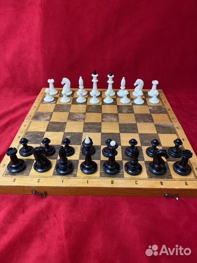 Шахматы СССР №105 карболитовые