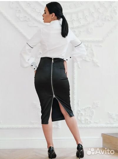 Юбка карандаш трикотажная (новая)