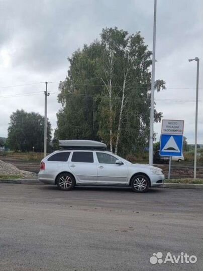 Автобокс на крышу nobu (серый) 380л