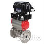 Кран шаровой DN.ru BV3131P(3pc) -FP-F-ISO-H Ду40 Ру40, трехсоставной полнопроходной фланцевый, нержа