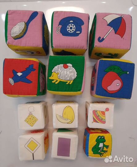 Кубики мягкие