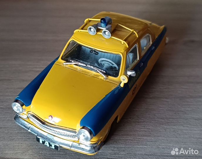 Модель автомобиля Газ 21 Милиция 1/43