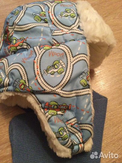 Шапка зимняя на 2-4 года