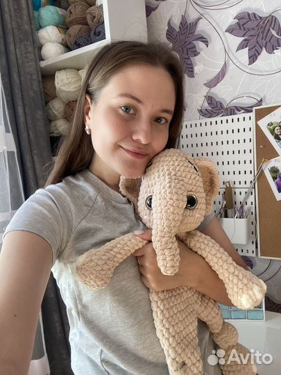 Вязаная игрушка комфортер