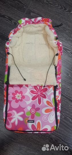 Зимний меховой конверт womar из овчины