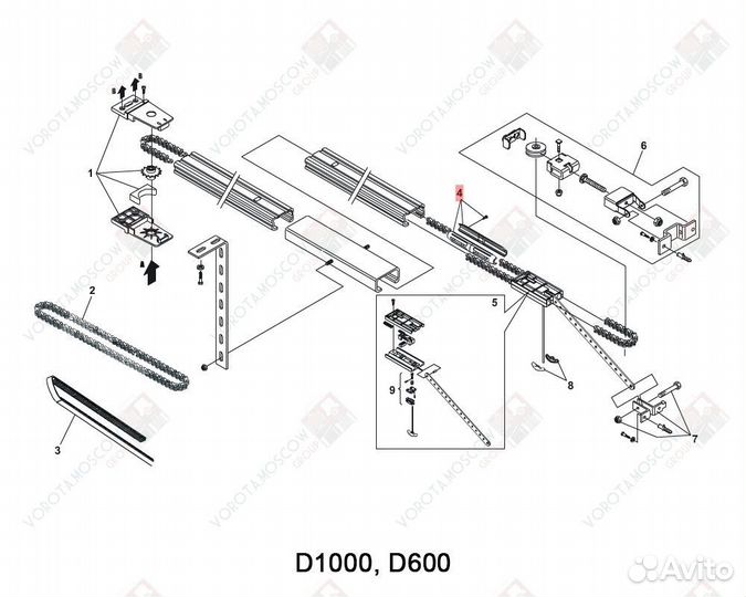 Направляющая SK-3600