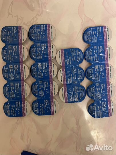 Контактные линзы однодневные -4.75 (18штук)