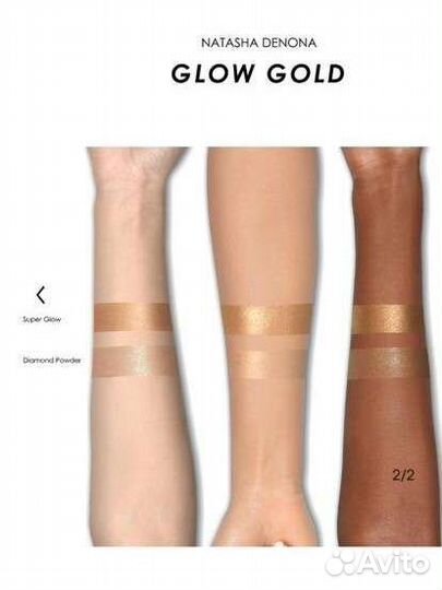 Палетка хайлайтеров Natasha Denona Gold новая