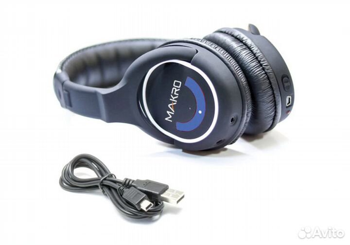 Наушники беспроводные makro 2,4 кГц blue Edition