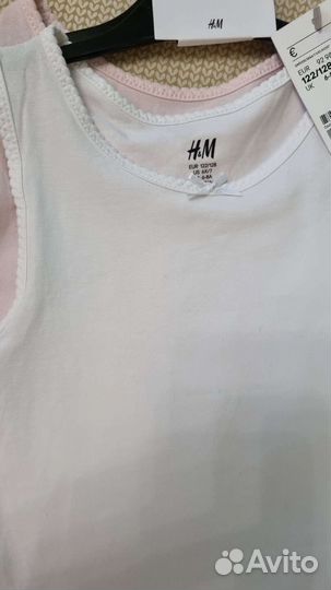 Майки набор 134/140 H&M (Германия)