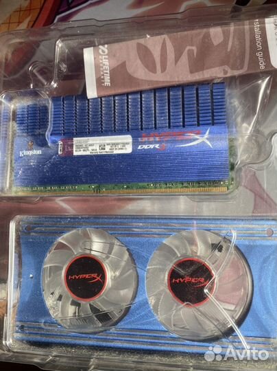 Модуль памяти Kingston HyperX ddr3 с охлаждением