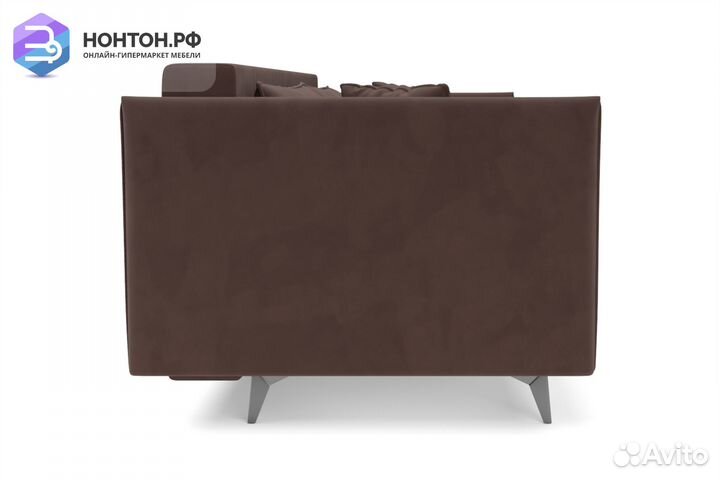Диван тик-так Майами коричневый
